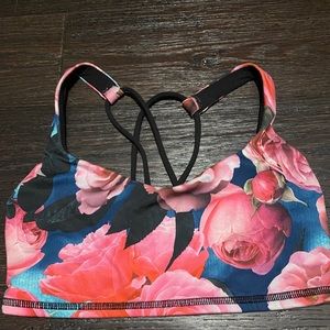 Lululemon Floral Sports Bra